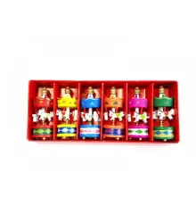 Mini Ahşap 6 lı Atli Karinca Renkli