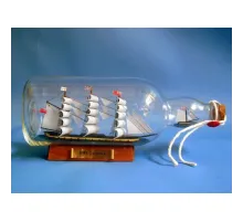 Mini Boy Şişe İçerisinde Gemi Maketi