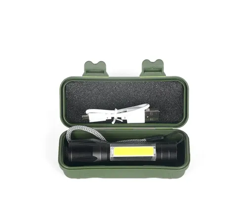 Mini Çok Güçlü Şarjli El Feneri Xpe-Cob Led Wt-030