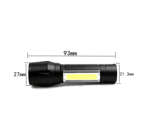 Mini Çok Güçlü Şarjli El Feneri Xpe-Cob Led Wt-030