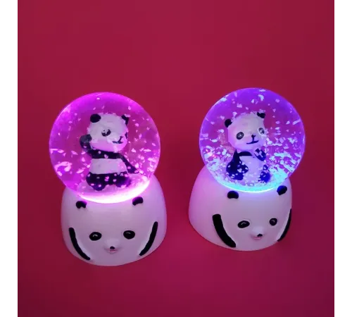 Mini Işıklı Panda Kar Küresi 1 Adet