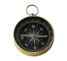 Mini Paslanmaz Alüminyum Pusula G44-2B Gold