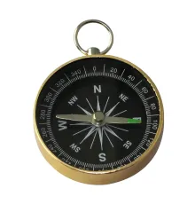 Mini Paslanmaz Alüminyum Pusula G44-2B Gold