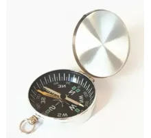 Mini Taşınabilir Kapaklı Cep Saati Model Alüminyum Iğne Kılıtlı Pusula G45-1