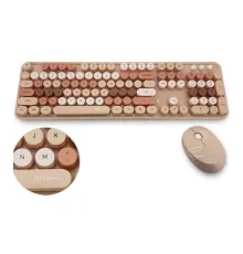 Mofii Kahverengi Sweet Dm Klavye Mouse Set