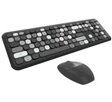 Mofii No666 Siyah Gri Klavye Mouse Set