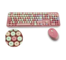 Mofii Pembe Sweet Dm Klavye Mause Set