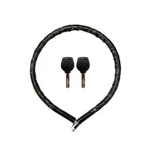 Motorsiklet Kilidi Anahtarlı Körüklü Siyah 120 Cm x 22 Mm YM-752