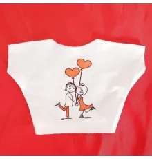 Mutlu Çift Temalı Baskılı Tişört