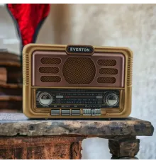 Nostaljik Görünümlü USB SD AUX Bluetooth Destekli Şarjlı Radyo RT-671