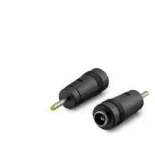 Notebook Adaptör Ucu Çevirici 5.5*2.5 (M) To 2.3*0.7 (F) 10Lu Paket Siyah HDX1338