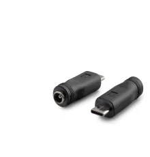 Notebook Adaptör Ucu Çevirici Type-C (M) To 5.5*2.5 (F) 10Lu Paket Siyah HDX1340