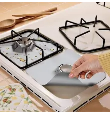 Ocak Koruyucu Alüminyum Ped Seti 4 Adet