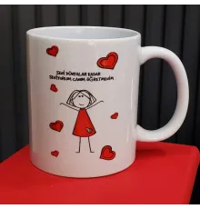 Öğretmene Hediye Özel Tasarım Kupa Bardak