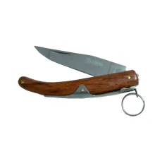 Okapi GC2079A Kahverengi Cep Çakısı 20cm - Manuel, Ahşap Sap