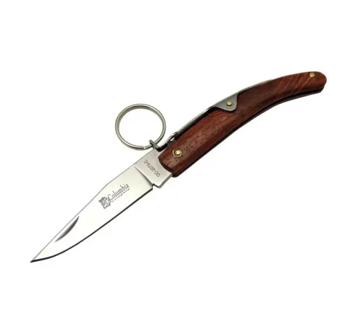 Okapi GC2079C Kahverengi Kamp Çakı 16,5cm - Manuel, Ahşap Sap