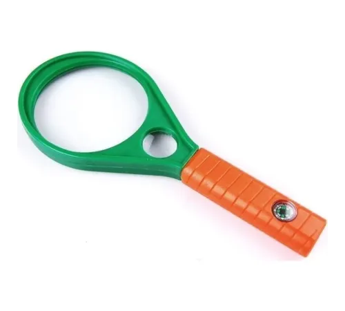 Optik Cam El Büyüteç 65Mm 6X 4X Pusulalı Çocuklar Ve Yetişkinler Mg89075