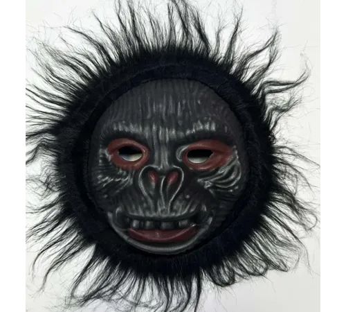 Orangutan Maskesi - Maymun Maskesi - Goril Maskesi Yetişkin Çocuk Uyumlu Siyah Renk Model 2