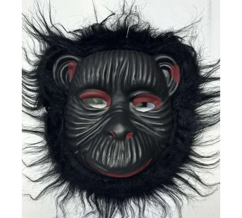 Orangutan Maskesi - Maymun Maskesi - Goril Maskesi Yetişkin Çocuk Uyumlu Siyah Renk Model 4
