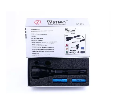 Orjinal 800 Lümen T6 Özel Avcı Feneri Wt-205