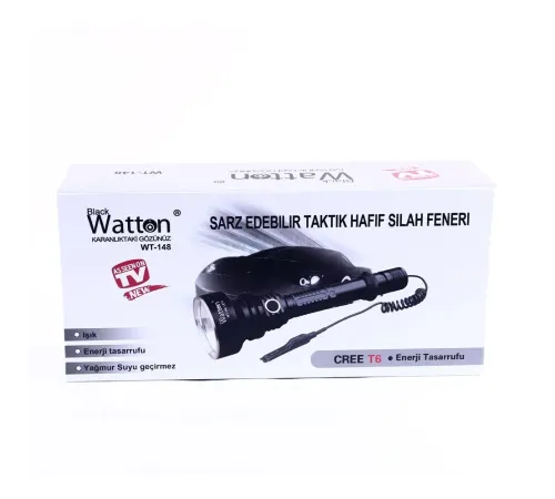 Orjinal 800 Lümen TX6 Özel Avcı Feneri Wt-148