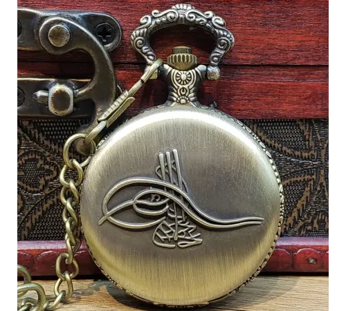 Osmanlı Tuğralı Köstekli Saat