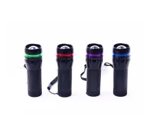 Özel Güvenlikler Için Menzilli Zoomlu Pilli El Feneri Dayanıklı