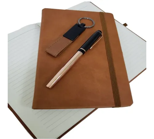 Özel Taba Vip Kalem Defter Anahtarlık Set