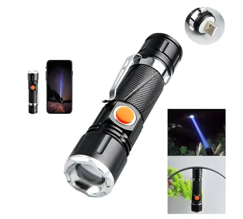 P50 Led Şarjli Mıknatıslı Usb El Feneri Wt-622