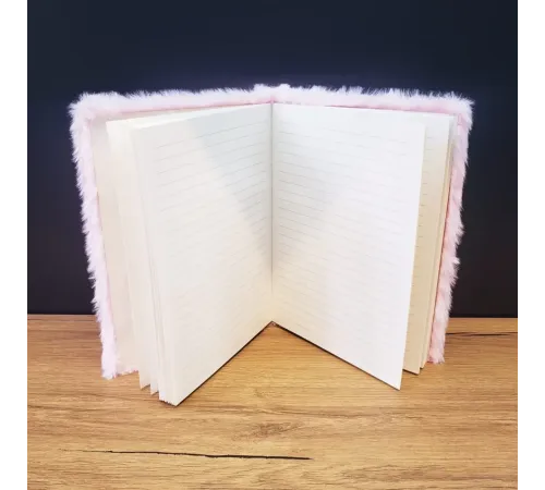 Panda Tasarımlı Peluş Defter