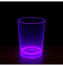 PartyGlow Neon Mor Bardak 8.5 x 10.5 cm