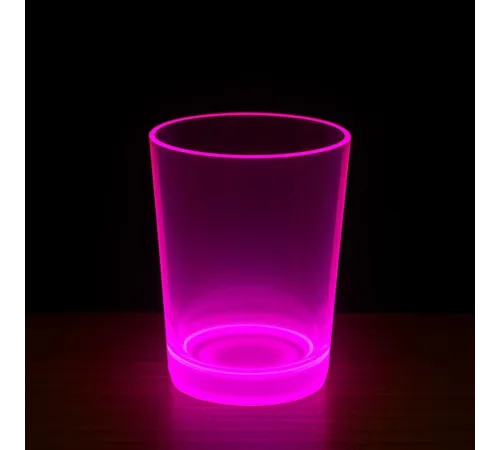 PartyGlow Neon Pembe Bardak 8.5 x 10.5 cm