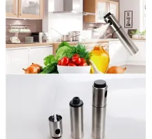 Paslanmaz Çelik Gövdeli Spray Yağlık - Zeytinyağ/sirke Püskürtücü