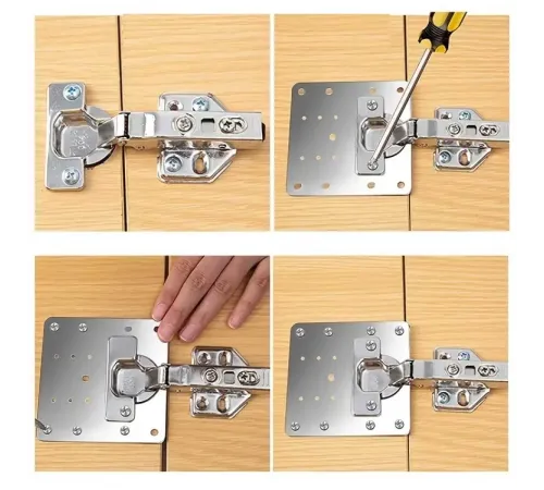Paslanmaz Çelik Menteşe Onarım Plakası
