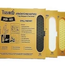 Ped-Kit Yağ Ve Kimyasal Döküntü Temizleme Ped 20 li Sarı