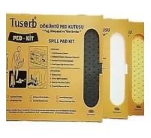 Ped-Kit Yağ Ve Kimyasal Döküntü Temizleme Pedi 20 li Gri