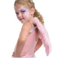 Pembe Renkli Orta Boy Çocuk Melek Kanadı 40x60 cm