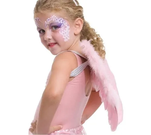 Pembe Renkli Orta Boy Çocuk Melek Kanadı 40x60 cm