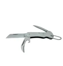 PK 153 Gümüş Gemici Çakı 9,5 cm - Metal Sap, Manuel