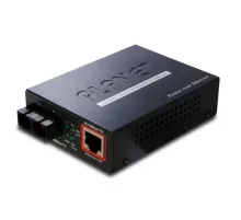 PoE Media Converter<br>
100Base-FX to 10/100Base-TX (SC Multimode 2 km)<br>
IEEE 802.3af PoE