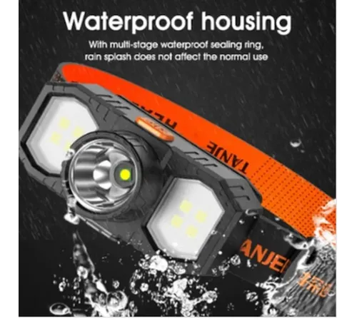 Polizei P-200 Şarjlı Süper Kafa Feneri