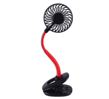 Portatif Işıklı Mini Klipsli Fan