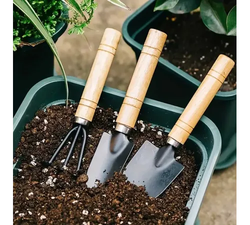 Portatif Kazma Kürek Tırmık Seti