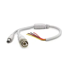 Power Jak Kablo Dc + Bnc 30Cm Beyaz HDX5531