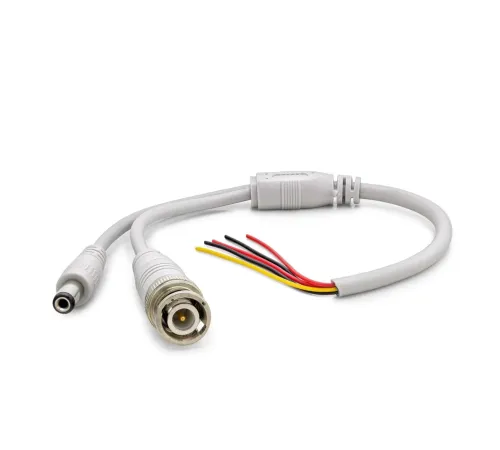 Power Jak Kablo Dc + Bnc 30Cm Beyaz HDX5531