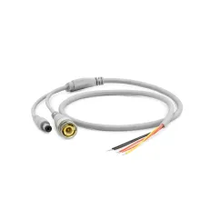 Power Jak Kablo Dc + Bnc 60Cm Beyaz HDX5530