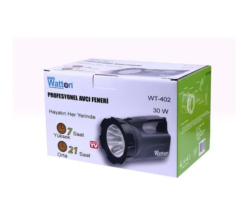 Profesyonel Avcı Feneri 30 W Gücünde Wt-402
