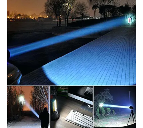 Projektor Modeli Zoomlu Şarjlı El Feneri Wt-129