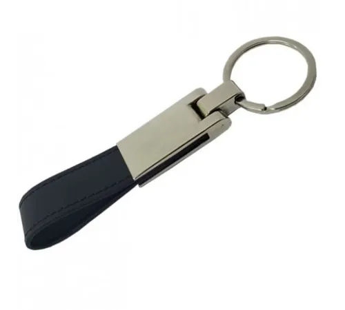 Promosyon Anahtarlık Gümüş Siyah