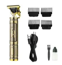 PS-033 Çelik Kasa Profesyonel T-bıçak Saç Sakal Ense Ve Çizim Tıraş Makinesi